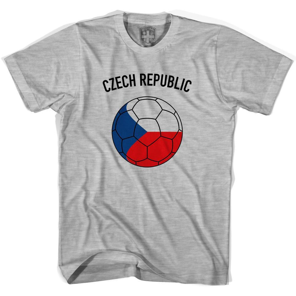 Czech Republic Soccer Ball T-shirt-Adult product image 2