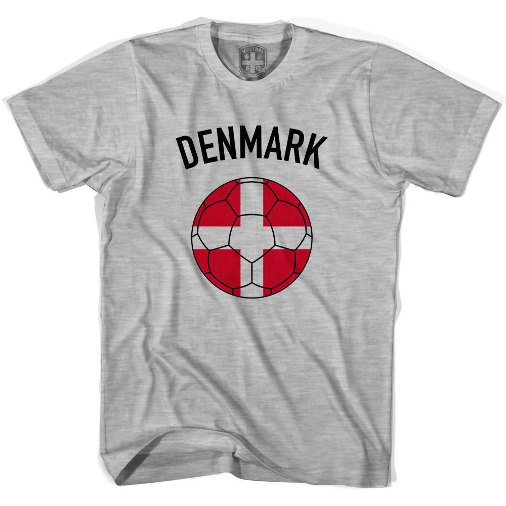 Denmark Soccer Ball T-shirt-Adult product image 2