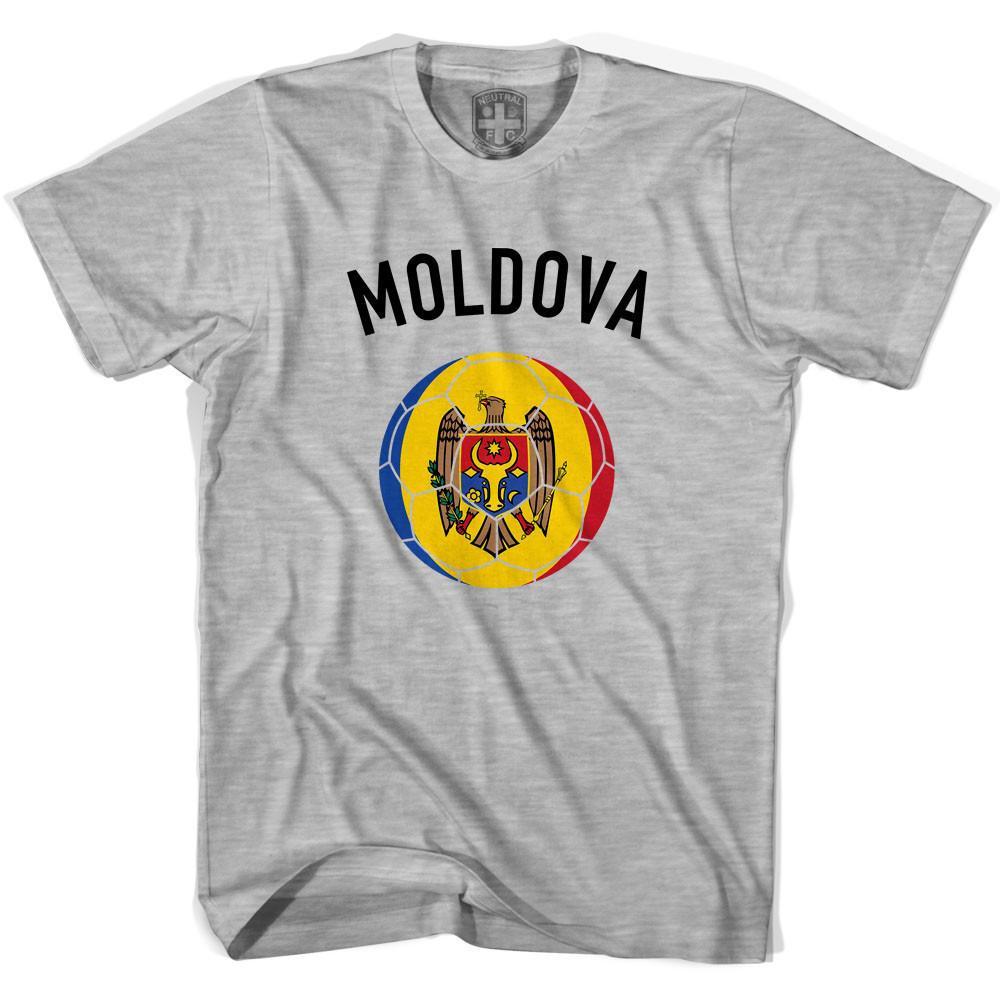 Moldova Soccer Ball T-shirt-Adult product image 2