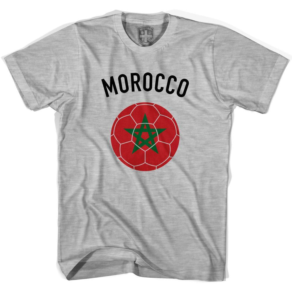 Morocco Soccer Ball T-shirt-Adult product image 2
