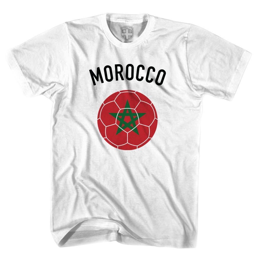 Morocco Soccer Ball T-shirt-Adult product image 1
