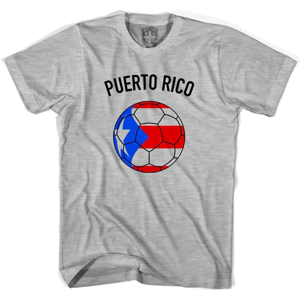 Puerto Rico Soccer Ball T-shirt-Adult product image 2