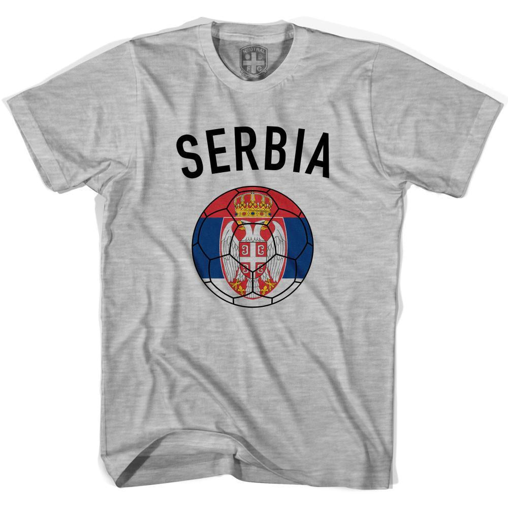 Serbia Soccer Ball T-shirt-Adult product image 2