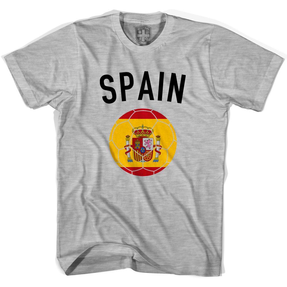 Spain Soccer Ball T-shirt-Adult product image 2
