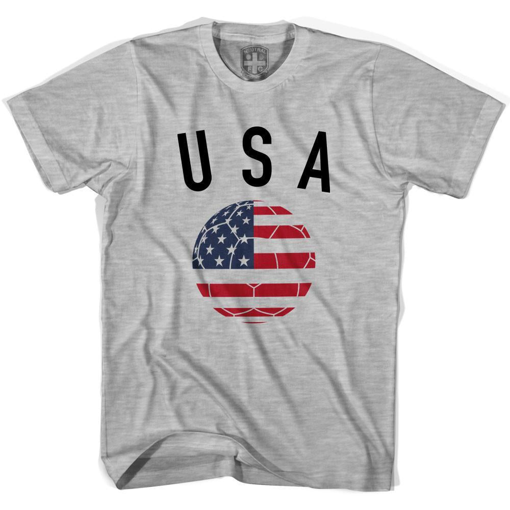 USA Soccer Ball T-shirt-Adult product image 1