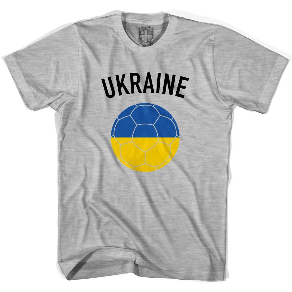 Ukraine Soccer Ball T-shirt-Adult product image 2