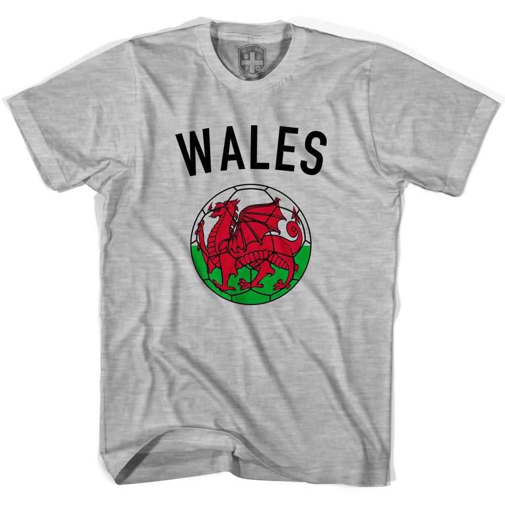 Wales Soccer Ball T-shirt-Adult product image 2