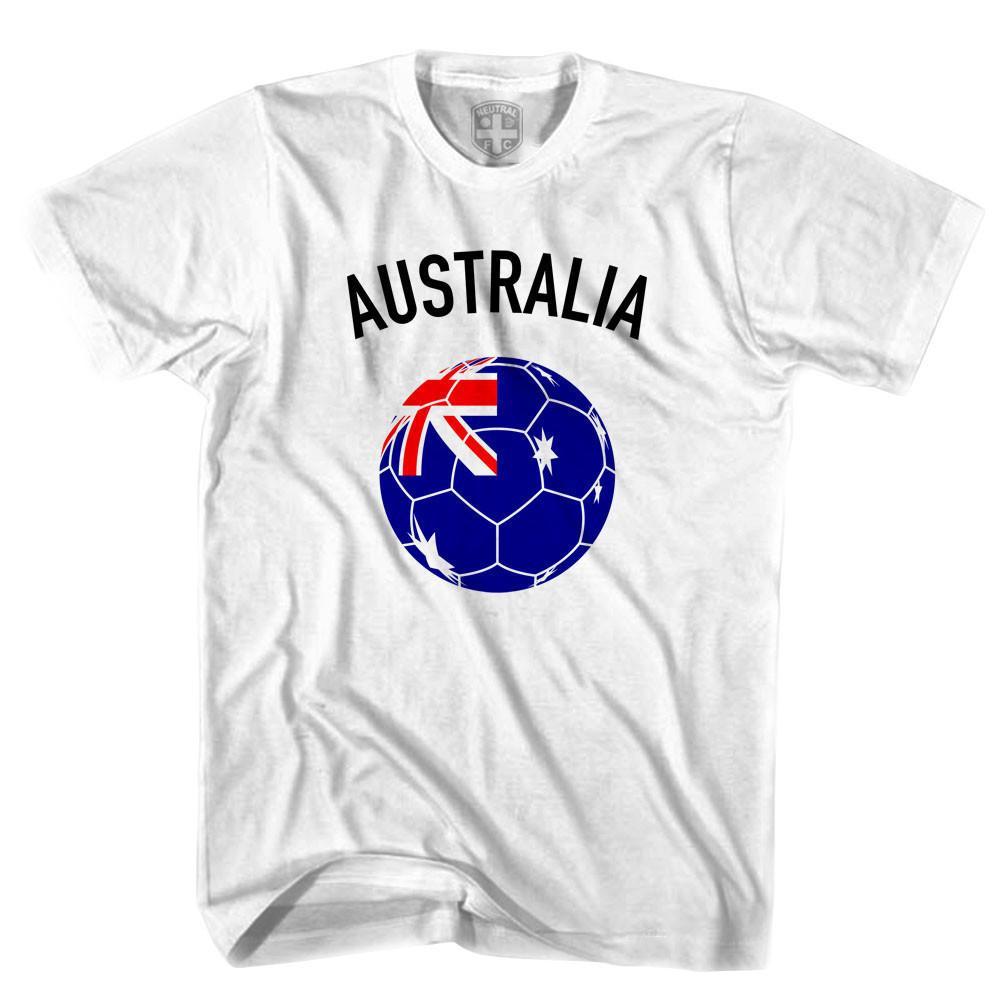 Australia Soccer Ball T-shirt-Adult product image 1