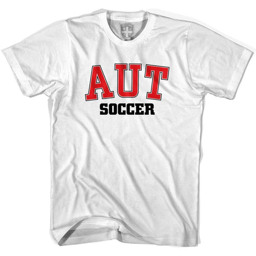 Austria AUT Soccer Country Code T-shirt-Adult product image 1