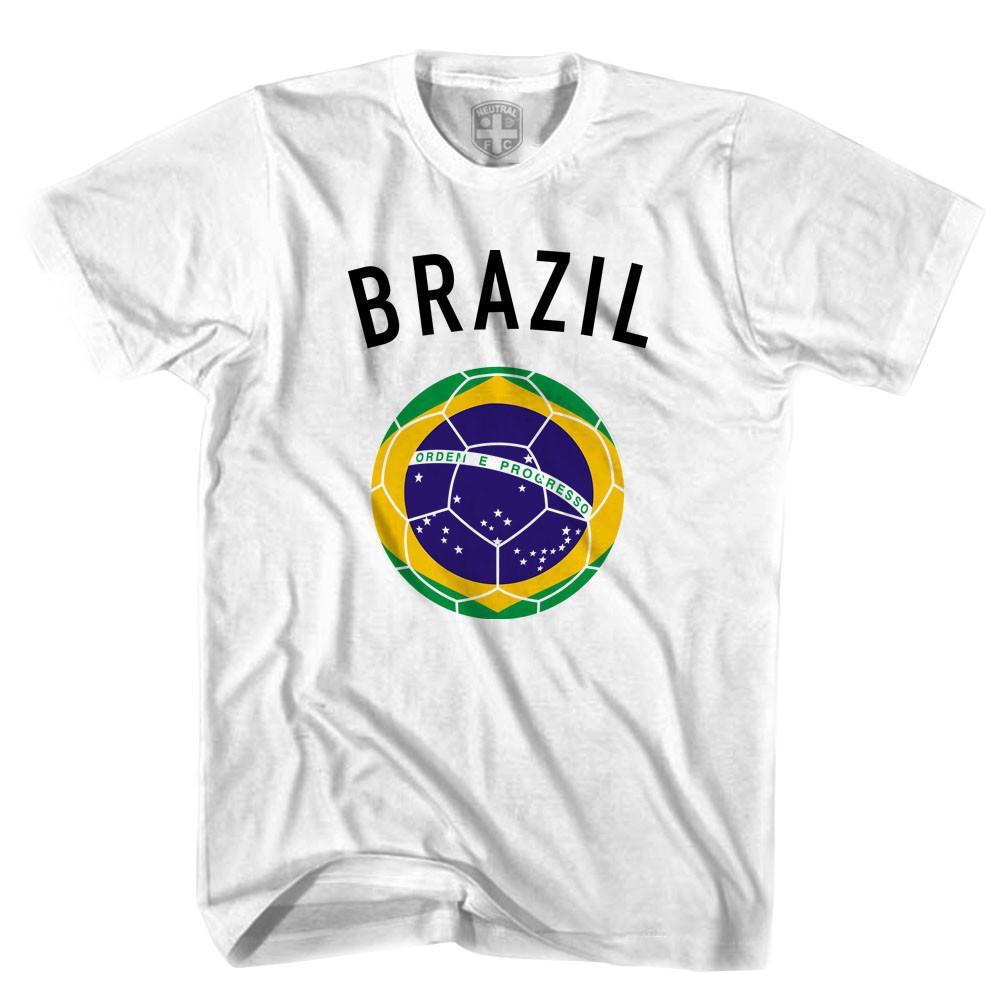 Brazil Soccer Ball T-shirt-Adult product image 1