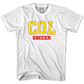 Colombia COL Soccer Country Code T-shirt-Adult product image 1
