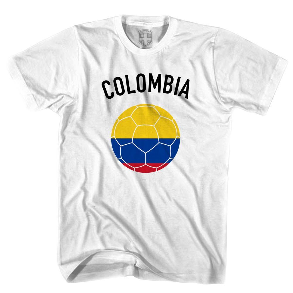 Colombia Soccer Ball T-shirt-Adult product image 1