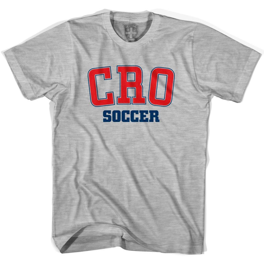 Croatia CRO Soccer Country Code T-shirt-Adult product image 3
