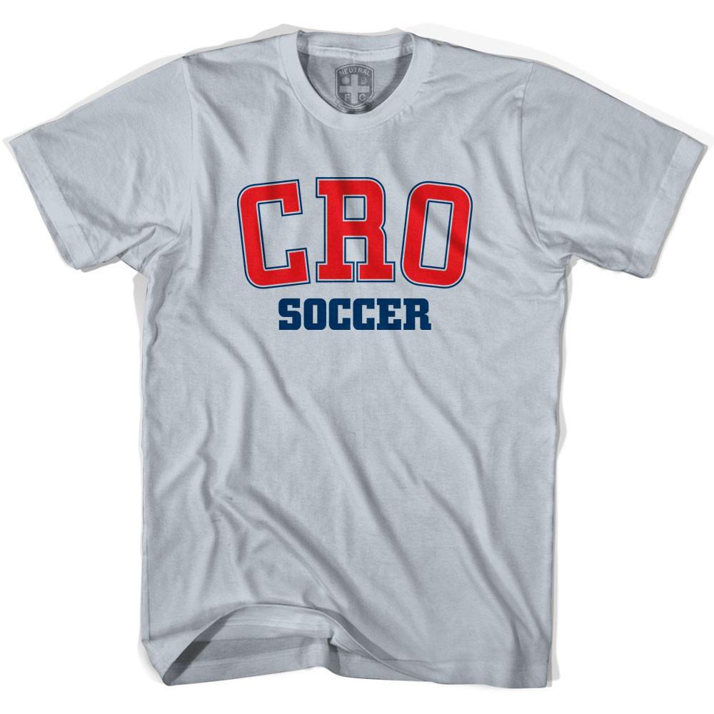 Croatia CRO Soccer Country Code T-shirt-Adult product image 2