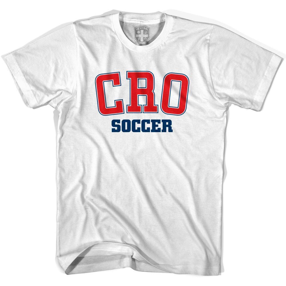 Croatia CRO Soccer Country Code T-shirt-Adult product image 1