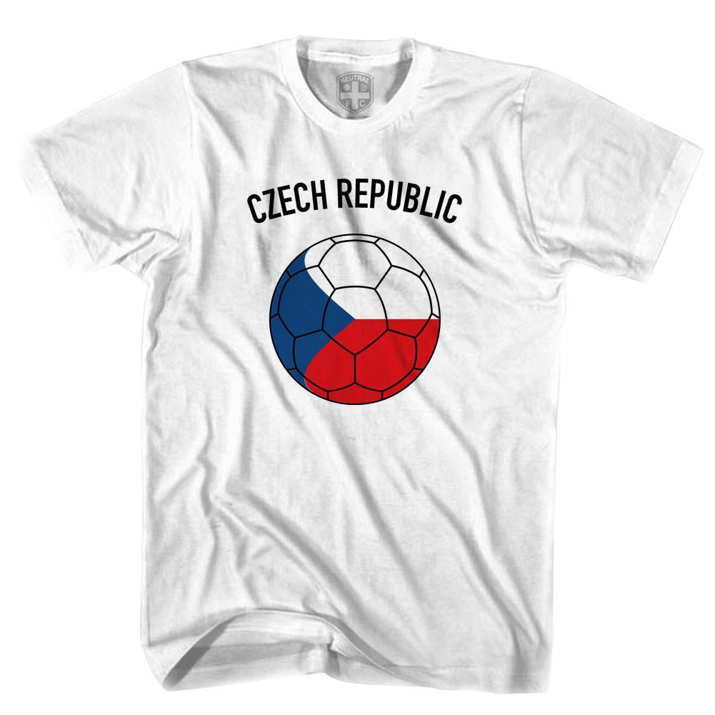 Czech Republic Soccer Ball T-shirt-Adult product image 1