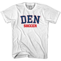 Denmark DEN Soccer Country Code T-shirt-Adult product image 1