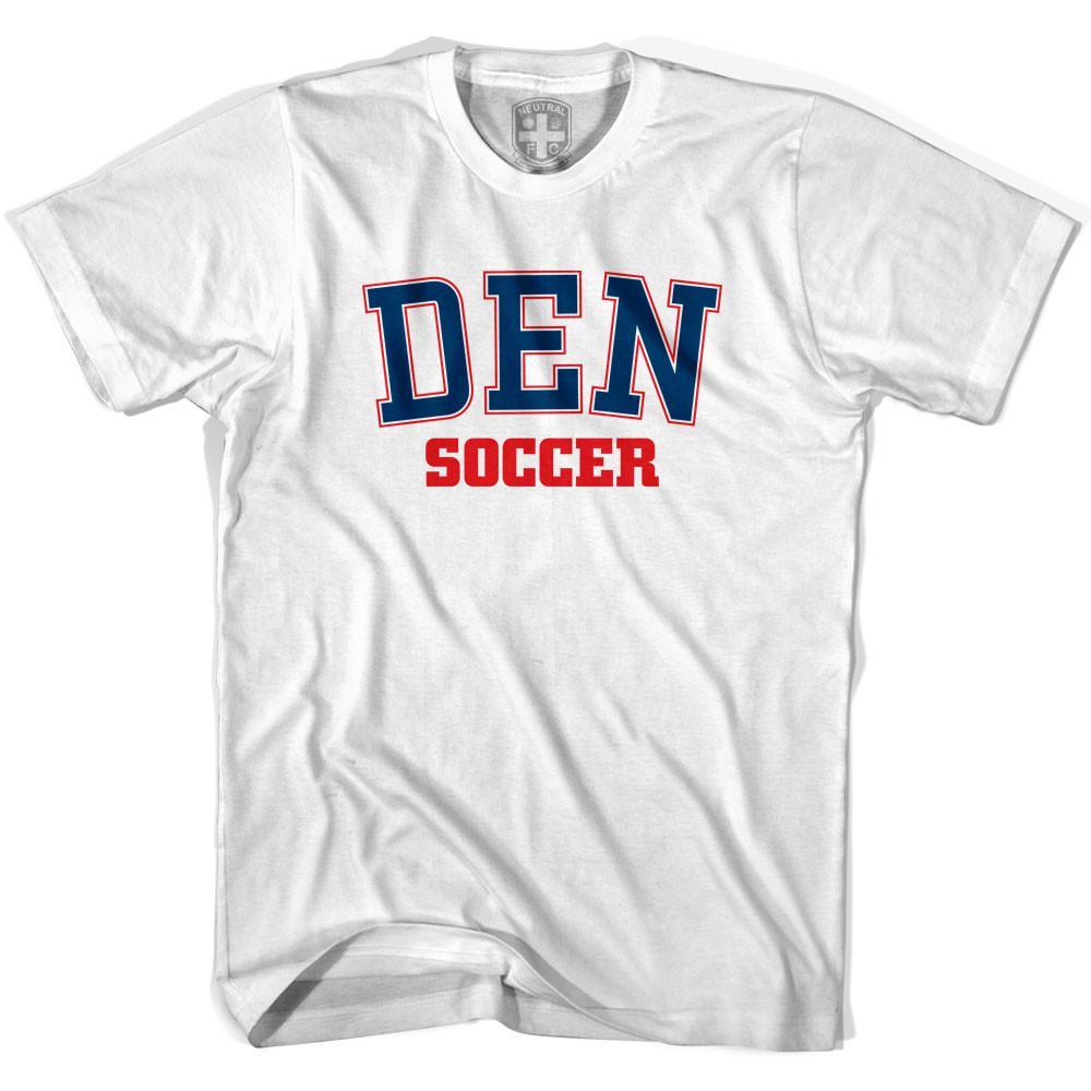 Denmark DEN Soccer Country Code T-shirt-Adult product image 1