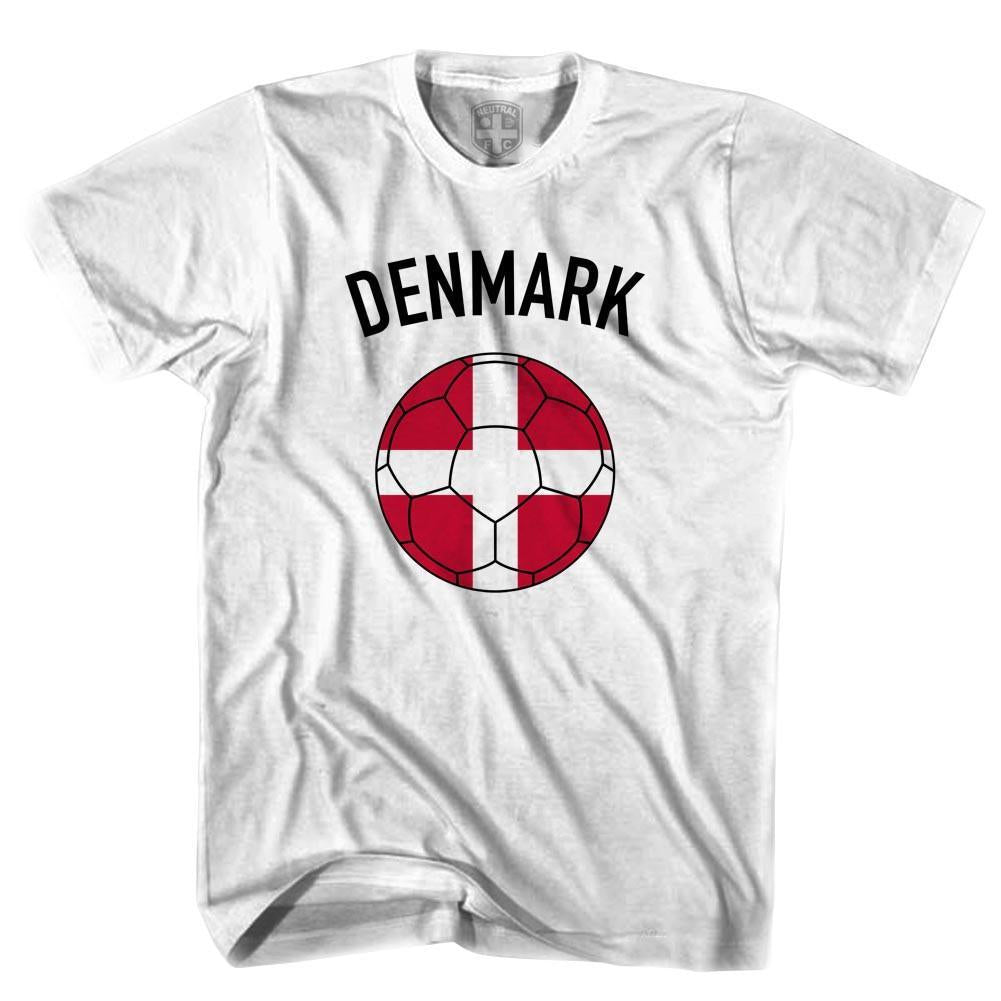 Denmark Soccer Ball T-shirt-Adult product image 1