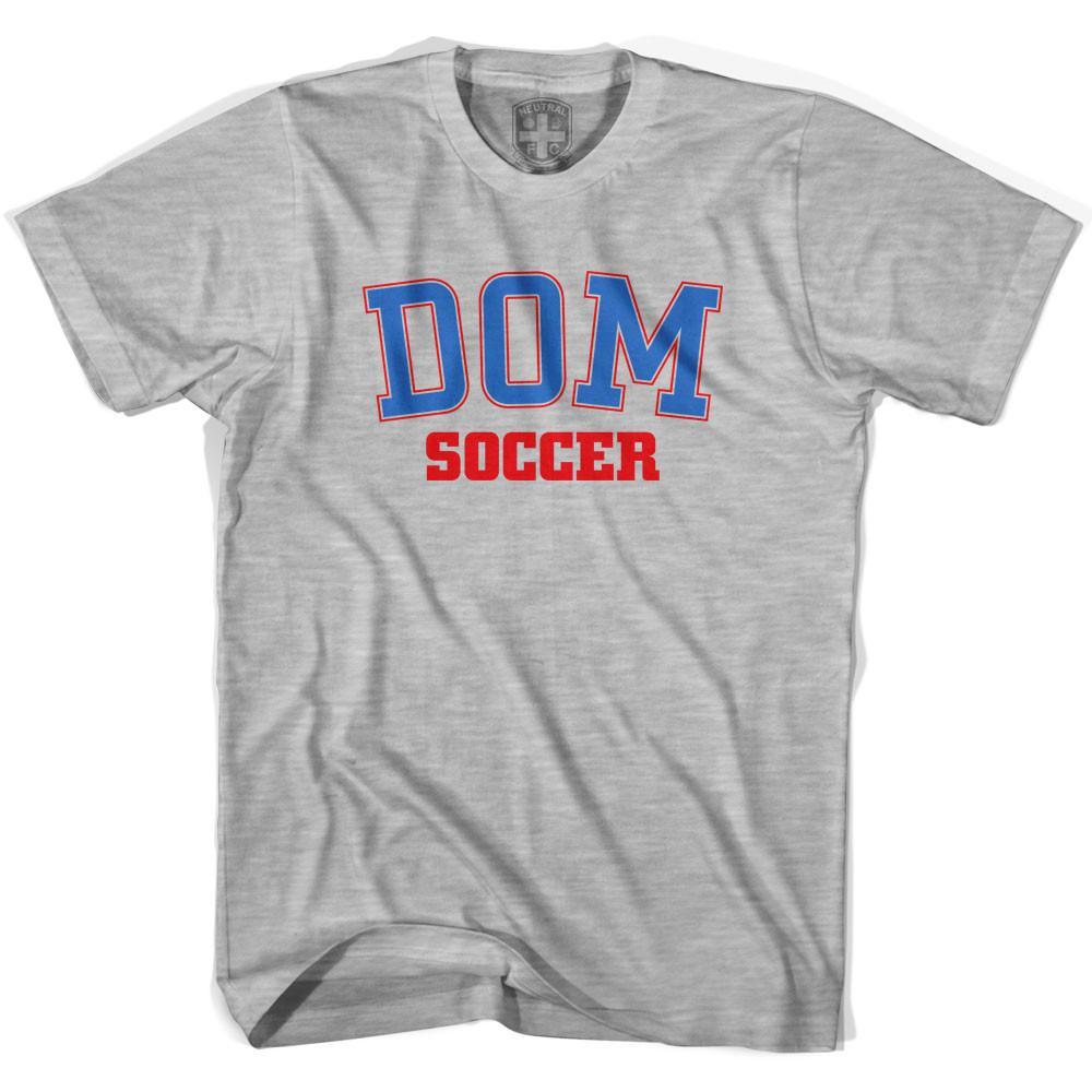 Dominican Republic DOM Soccer Country Code T-shirt-Adult product image 3