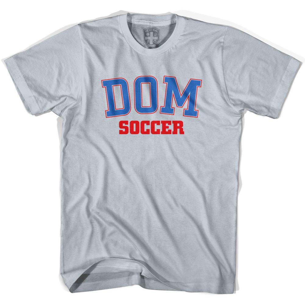 Dominican Republic DOM Soccer Country Code T-shirt-Adult product image 2