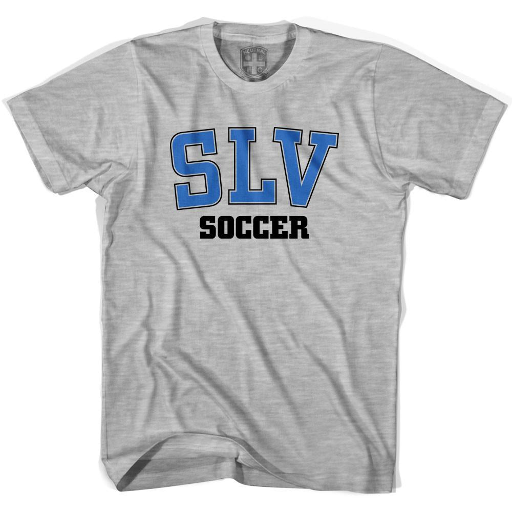El Salvador SLV Soccer Country Code T-shirt-Adult product image 3
