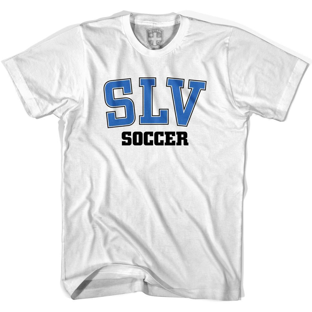 El Salvador SLV Soccer Country Code T-shirt-Adult product image 1