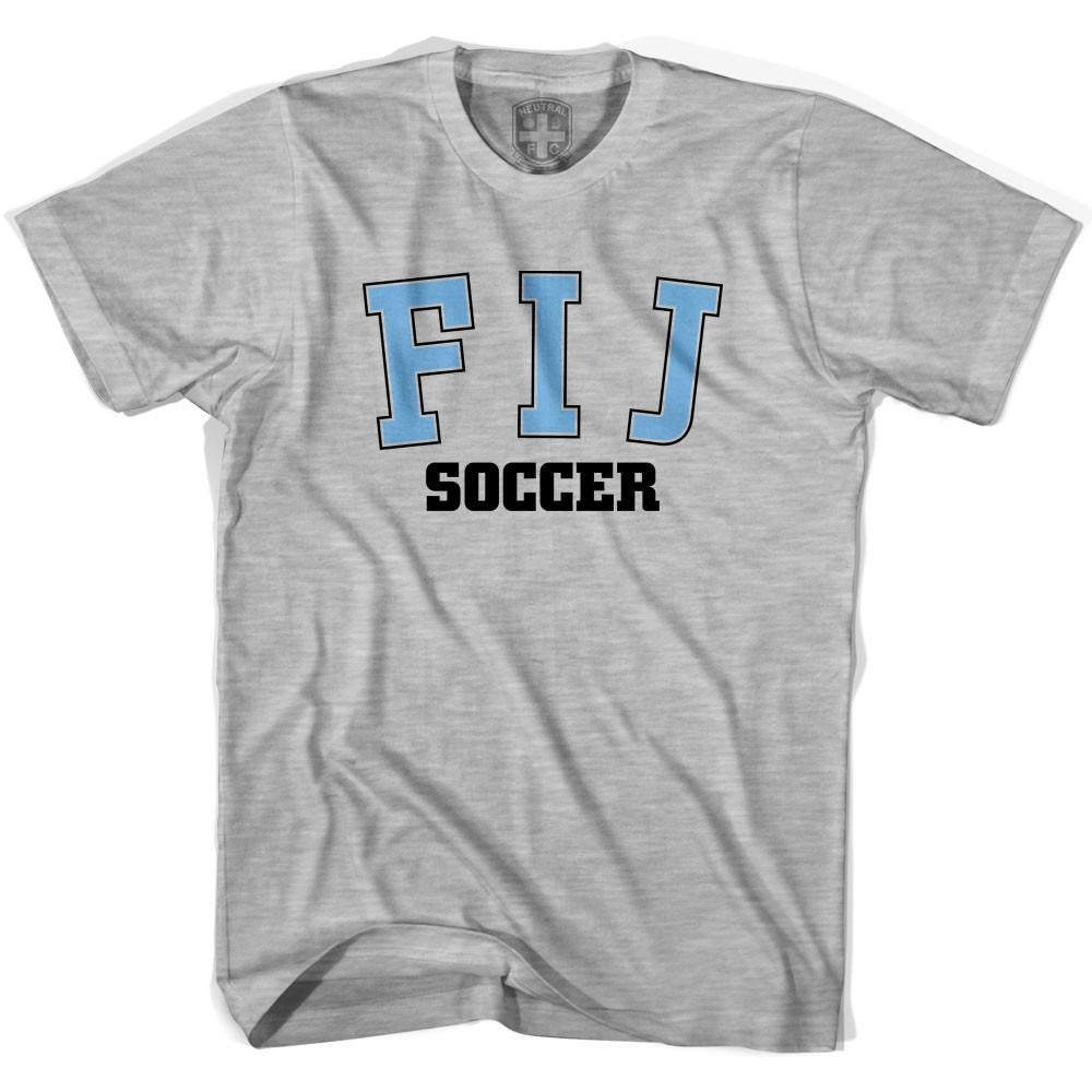 Fiji FIJ Soccer Country Code T-shirt-Adult product image 3