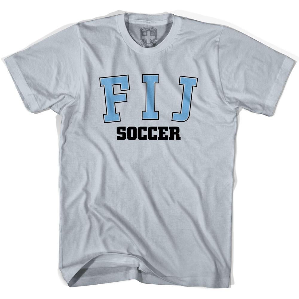 Fiji FIJ Soccer Country Code T-shirt-Adult product image 2
