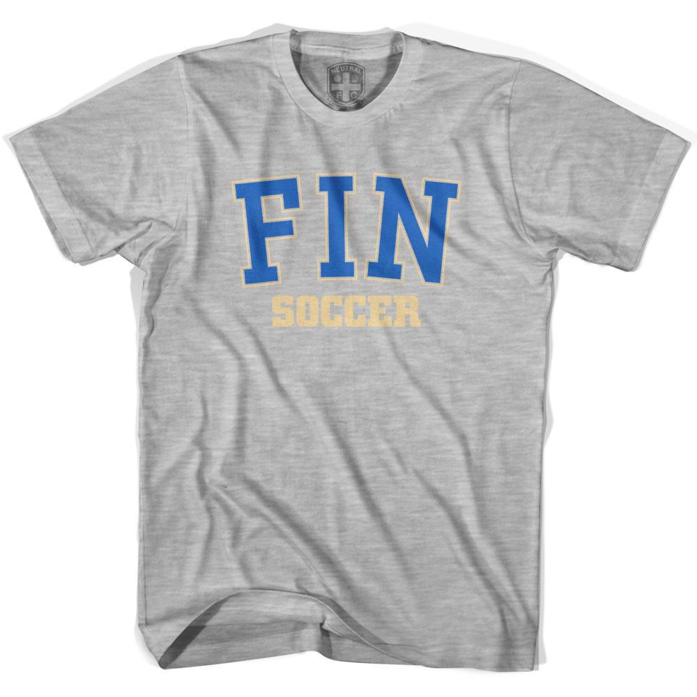 Finland FIN Soccer Country Code T-shirt-Adult product image 3