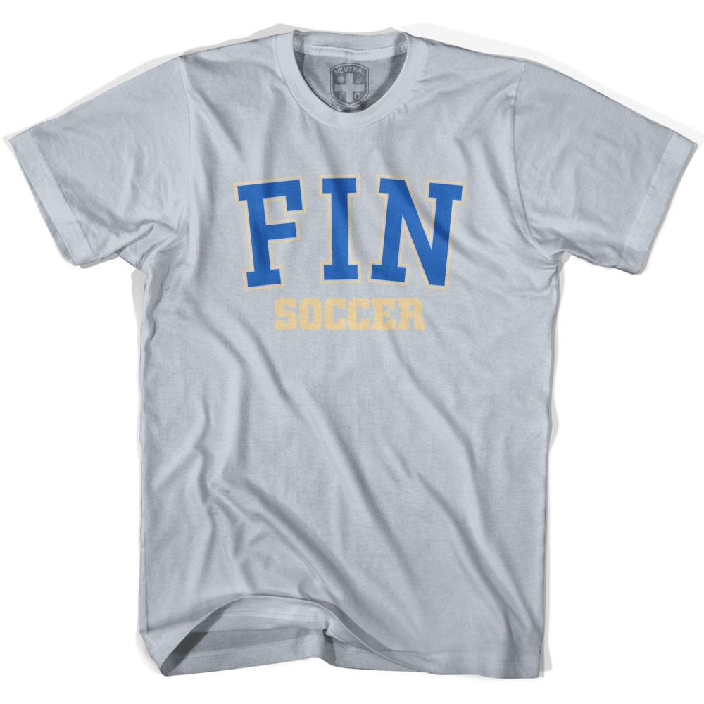 Finland FIN Soccer Country Code T-shirt-Adult product image 2