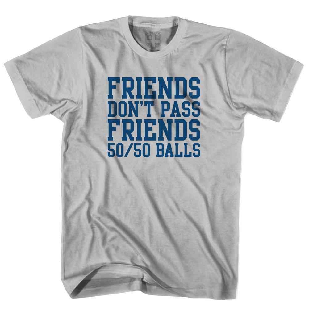 Friends Don't Pass 50/50 Balls T-shirt-Adult product image 2