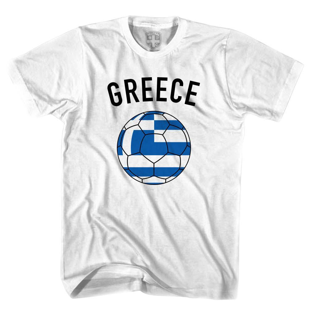 Greece Soccer Ball T-shirt-Adult product image 1