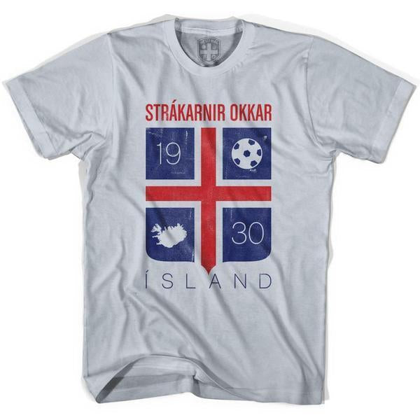 Iceland Island Crest Soccer T-shirt-Adult product image 3