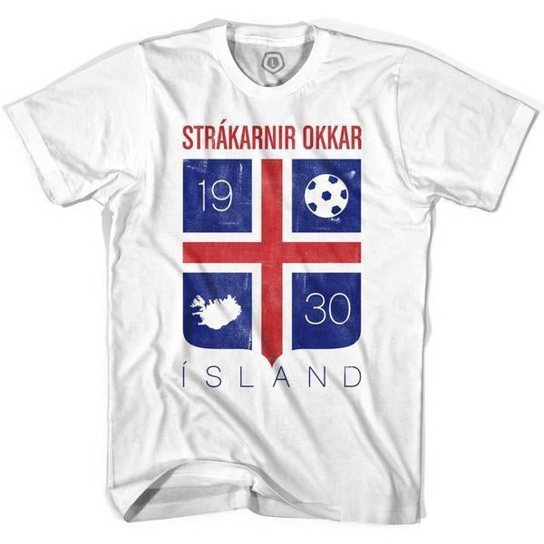 Iceland Island Crest Soccer T-shirt-Adult product image 1