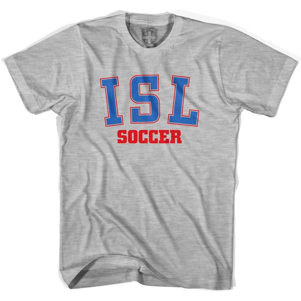 Iceland ISL Soccer Country Code T-shirt-Adult product image 3
