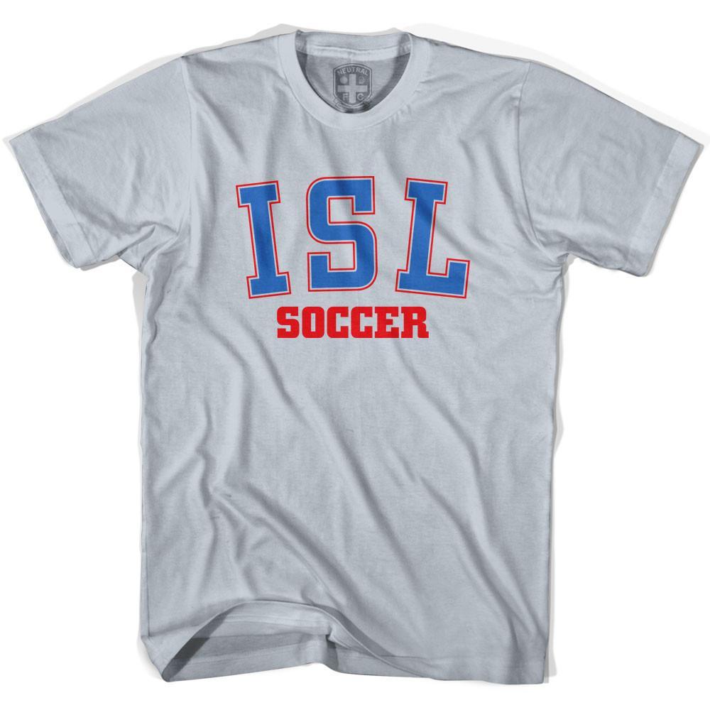 Iceland ISL Soccer Country Code T-shirt-Adult product image 2