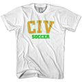 Ivory Coast CIV Soccer Country Code T-shirt-Adult product image 1