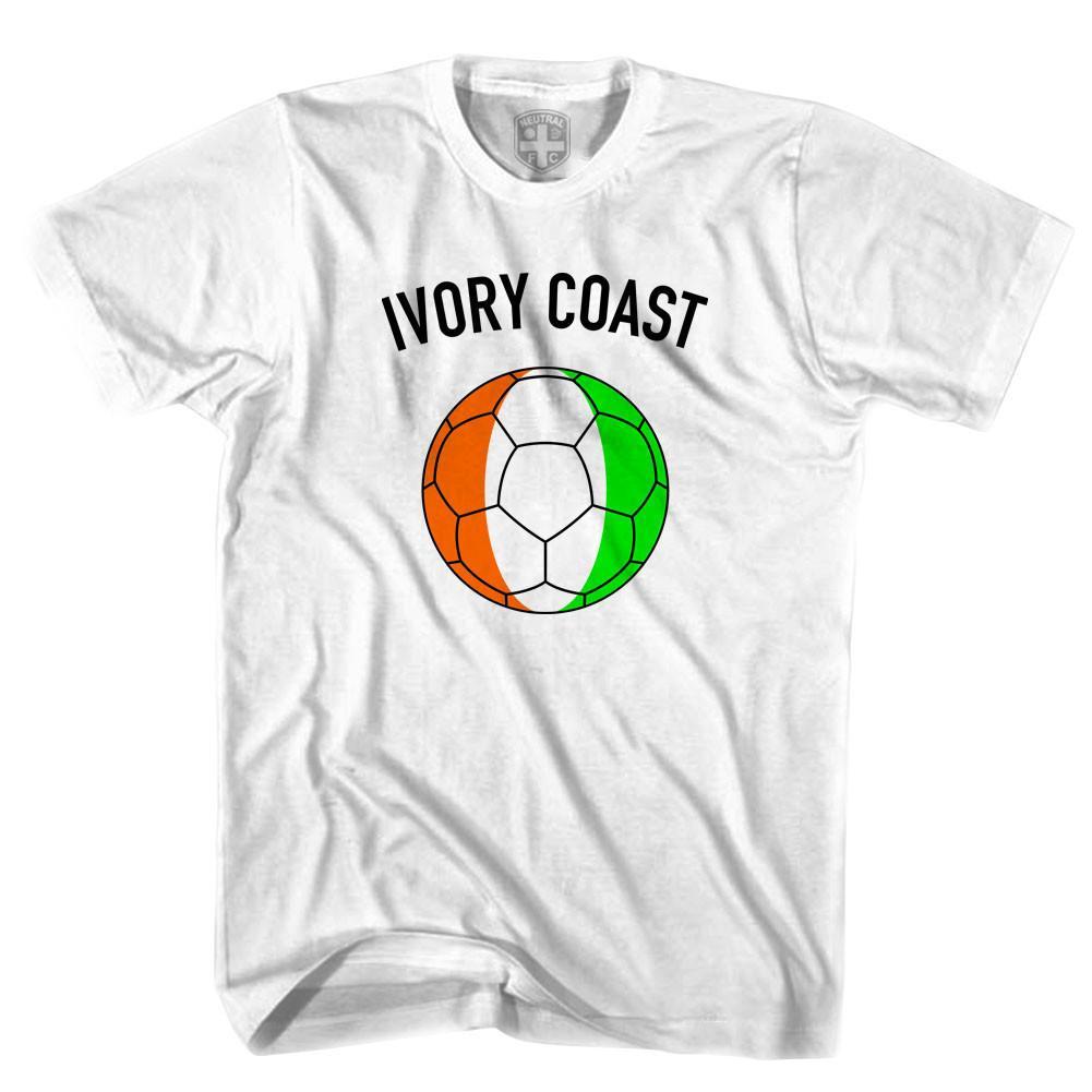 Ivory Coast Soccer Ball T-shirt-Adult product image 1
