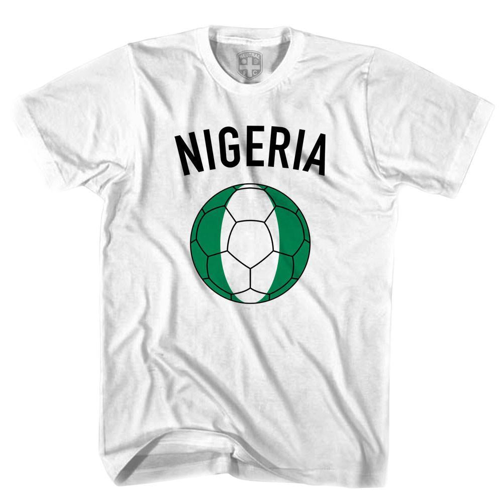 Nigeria Soccer Ball T-shirt-Adult product image 1