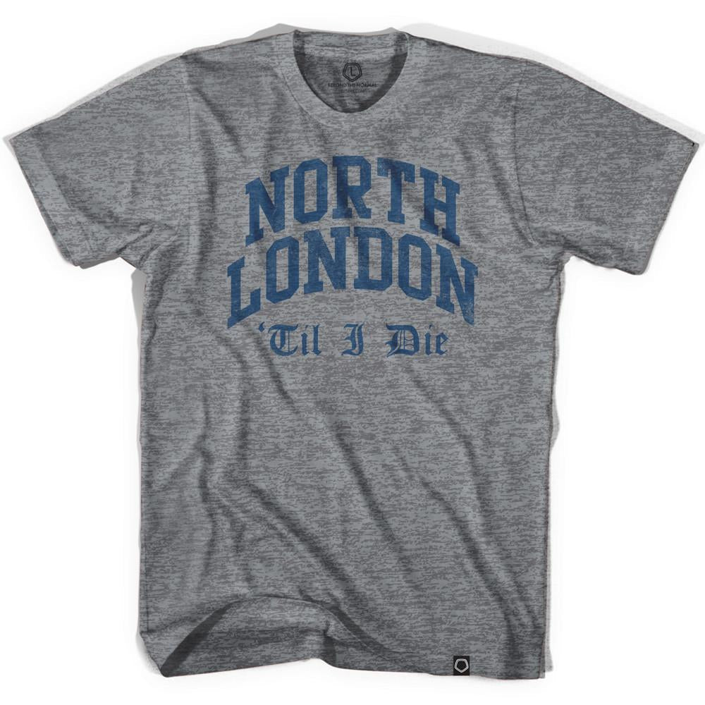 North London Till I Die (Blue Art) T-Shirt-Adult product image 1