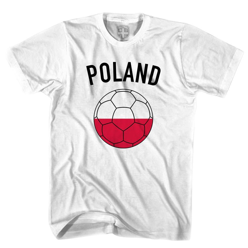 Poland Soccer Ball T-shirt-Adult product image 1