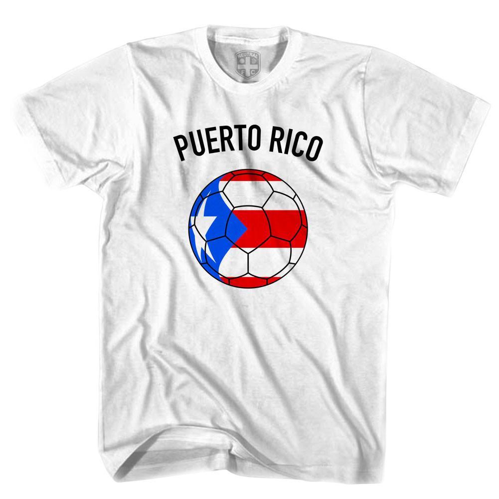 Puerto Rico Soccer Ball T-shirt-Adult product image 1