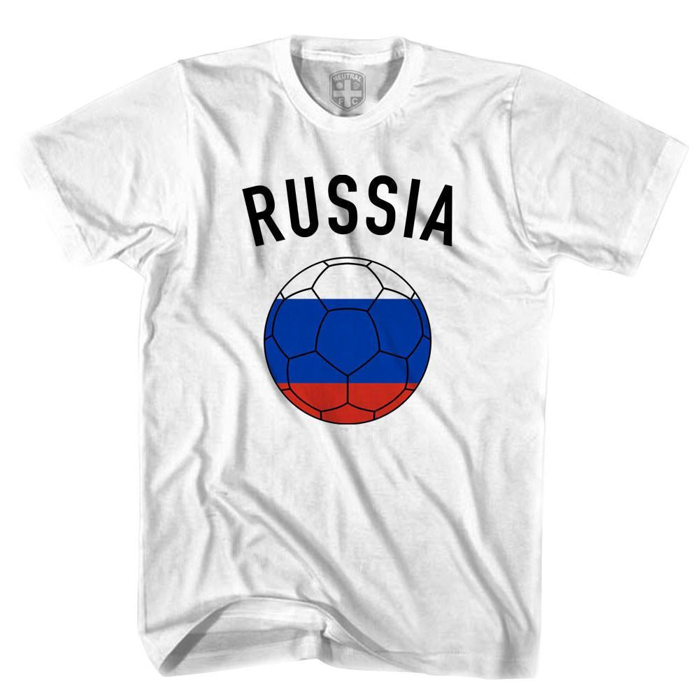 Russia Soccer Ball T-shirt-Adult product image 1