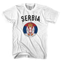 Serbia Soccer Ball T-shirt-Adult product image 1