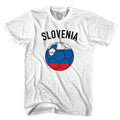 Slovenia Soccer Ball T-shirt-Adult product image 1