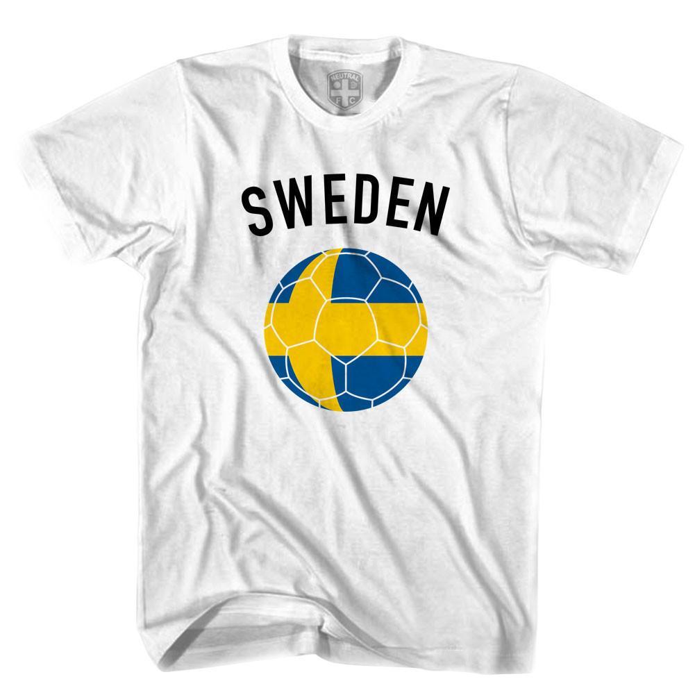 Sweden Soccer Ball T-shirt-Adult product image 1