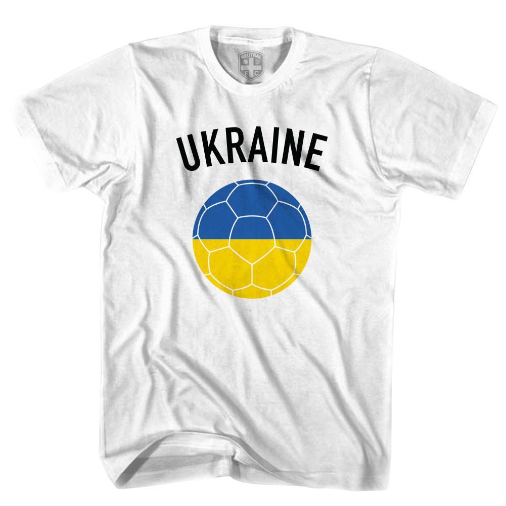 Ukraine Soccer Ball T-shirt-Adult product image 1