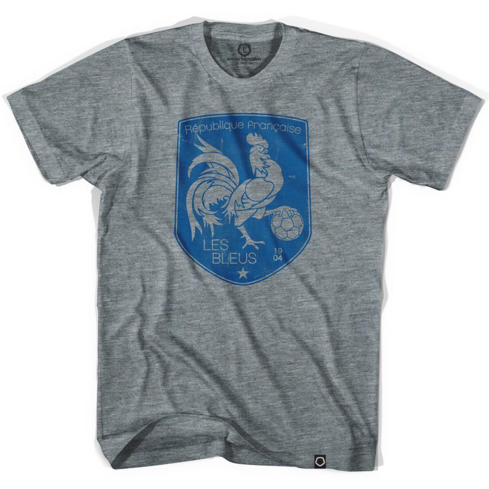 France Rooster Shield Soccer T-shirt-Adult product image 1