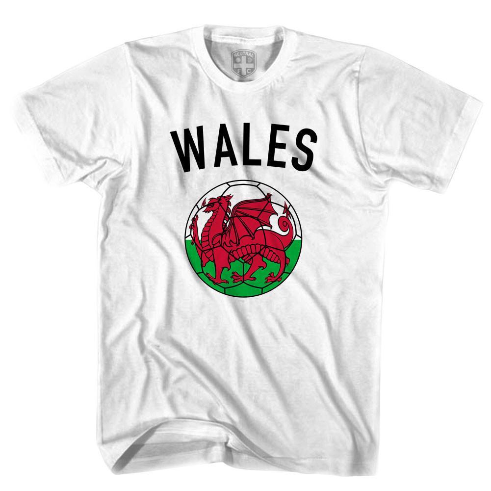 Wales Soccer Ball T-shirt-Adult product image 1